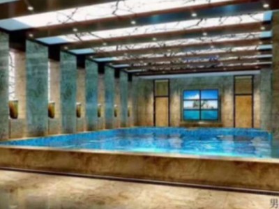 洪绪洗浴中心500人/天洗浴 采用水地源热泵热水机组 洪绪洗浴中心500人/天洗浴 采用水地源热泵热水机组